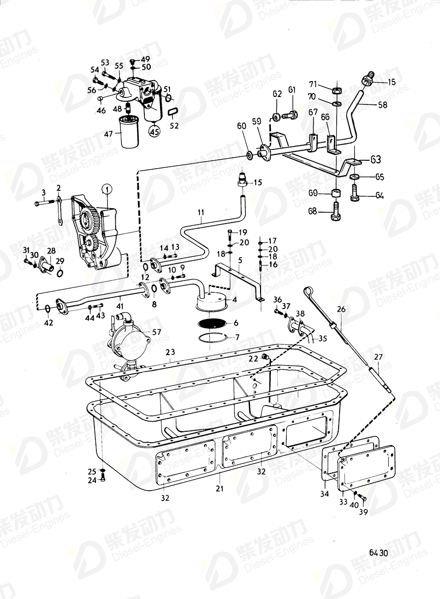 VOLVO Gasket 11992 Drawing